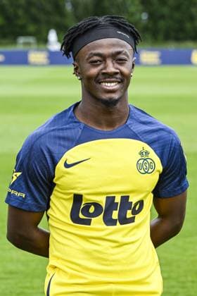 Union s Mohammed Fuseini poses for a portrait picture at the 2025-2026 season photoshoot of Belgian soccer team Royale Union Saint-Gilloise, Tuesday 29 July 2025 in Brussels. TOM GOYVAERTS TomxGoyvaerts  x130242711x