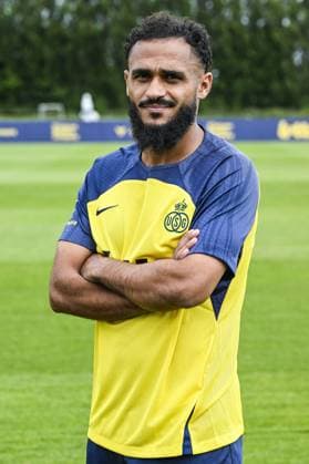 Union s Soufiane Boufal poses for a portrait picture at the 2025-2026 season photoshoot of Belgian soccer team Royale Union Saint-Gilloise, Tuesday 29 July 2025 in Brussels. TOM GOYVAERTS TomxGoyvaerts  x130242723x