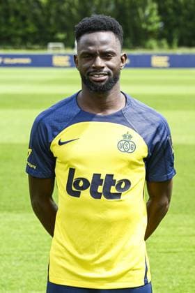 Union s Ousseynou Niang poses for a portrait picture at the 2025-2026 season photoshoot of Belgian soccer team Royale Union Saint-Gilloise, Tuesday 29 July 2025 in Brussels. TOM GOYVAERTS TomxGoyvaerts  x130242736x
