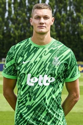 Union s goalkeeper Kjell Scherpen poses for a portrait picture at the 2025-2026 season photoshoot of Belgian soccer team Royale Union Saint-Gilloise, Tuesday 29 July 2025 in Brussels. TOM GOYVAERTS TomxGoyvaerts  x130243015x