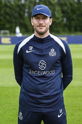 Union s head coach Sebastien Pocognoli poses for a portrait picture at the 2025-2026 season photoshoot of Belgian soccer team Royale Union Saint-Gilloise, Tuesday 29 July 2025 in Brussels. TOM GOYVAERTS TomxGoyvaerts  x130244325x