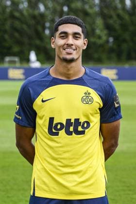 Union s Anan Khalaili poses for a portrait picture at the 2025-2026 season photoshoot of Belgian soccer team Royale Union Saint-Gilloise, Tuesday 29 July 2025 in Brussels. TOM GOYVAERTS TomxGoyvaerts  x130244407x
