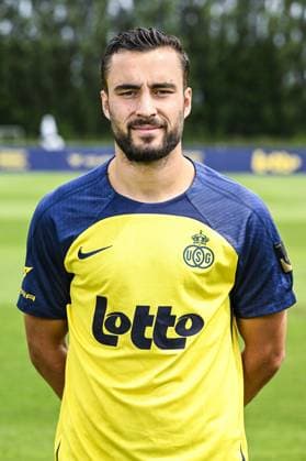 Union s Charles Vanhoutte poses for a portrait picture at the 2025-2026 season photoshoot of Belgian soccer team Royale Union Saint-Gilloise, Tuesday 29 July 2025 in Brussels. TOM GOYVAERTS TomxGoyvaerts  x130244414x