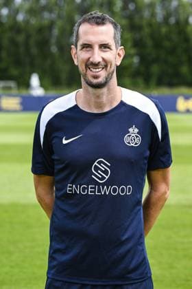 Union s physical coach Dieter Devaere poses for a portrait picture at the 2025-2026 season photoshoot of Belgian soccer team Royale Union Saint-Gilloise, Tuesday 29 July 2025 in Brussels. TOM GOYVAERTS TomxGoyvaerts  x130245065x