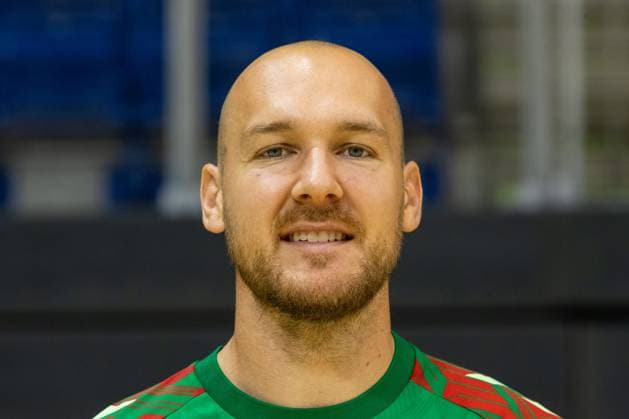 29.07.2025, xtgx, SC Magdeburg - Fototermin Saison 2025 26 v.l. Christian O Sullivan (Magdeburg, 24) Portrait, Portraet, Einzelbild Magdeburg
