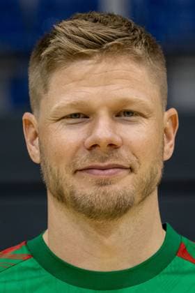29.07.2025, xtgx, SC Magdeburg - Fototermin Saison 2025 26 v.l. Sebastian Barthold (Magdebug, 25) Portrait, Portraet, Einzelbild Magdeburg