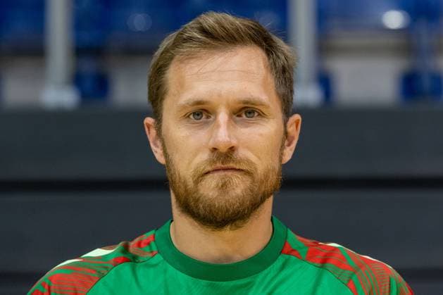29.07.2025, xtgx, SC Magdeburg - Fototermin Saison 2025 26 v.l. Albin Lagergren (Magdeburg, 21) Portrait, Portraet, Einzelbild Magdeburg