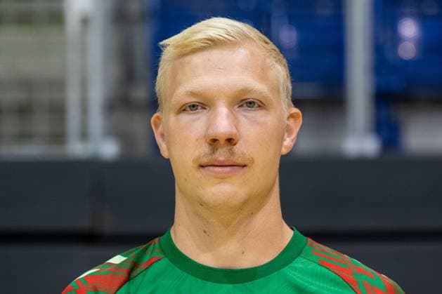 29.07.2025, xtgx, SC Magdeburg - Fototermin Saison 2025 26 v.l. Magnus Saugstrup (Magdeburg, 23) Portrait, Portraet, Einzelbild Magdeburg
