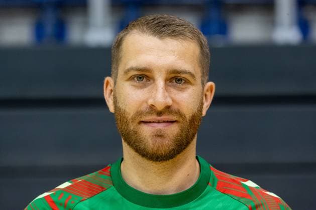 29.07.2025, xtgx, SC Magdeburg - Fototermin Saison 2025 26 v.l. Lukas Mertens (Magdeburg, 22) Portrait, Portraet, Einzelbild Magdeburg