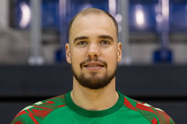 29.07.2025, xtgx, SC Magdeburg - Fototermin Saison 2025 26 v.l. Tim Zechel (Magdeburg, 9) Portrait, Portraet, Einzelbild Magdeburg