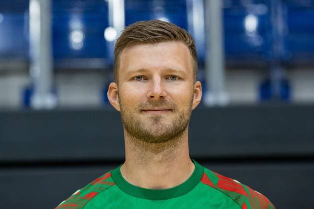 29.07.2025, xtgx, SC Magdeburg - Fototermin Saison 2025 26 v.l. Lukas Mertens (Magdeburg, 22) Portrait, Portraet, Einzelbild Magdeburg