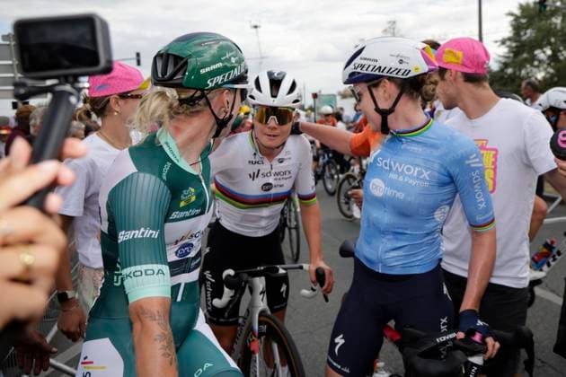 Tour de France Femmes 2025 - stage 4 Tour de France Femmes 2025 - 4th Edition - 4th stage Saumur - Poitiers 130,7 Km - 29 07 2025 - Lorena Wiebes (NED - Team SD Worx - Protime) - photo Massimo Fulgenzi SprintCyclingAgency 2025 Poitiers France  Copyright: xMassimoxFulgenzix xSprintcyclingagencyx