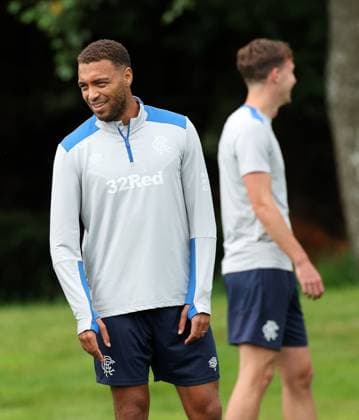 Cyriel Dessers training ahead of tomorrow s Champions League second leg qualifying match against Panathinaikos. Rangers Training - The Rangers Training Centre, Glasgow, Lanarkshire, Scotland, UK - 29 Jul 2025Glasgow The Rangers Training Centre Lanarkshire United Kingdom  Copyright: xO Rourke RangersxFC Shutterstockx 15419009ax