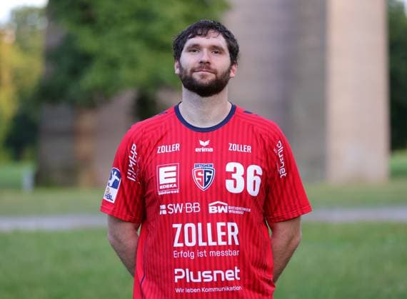 29.07.2025, Deutschland, Bietigheim, Handball 2. Bundesliga, SG BBM Bietigheim Porträttermin, Jonathan Fischer