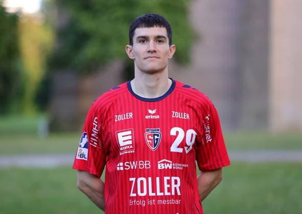 29.07.2025, Deutschland, Bietigheim, Handball 2. Bundesliga, SG BBM Bietigheim Porträttermin, Moritz Strosack