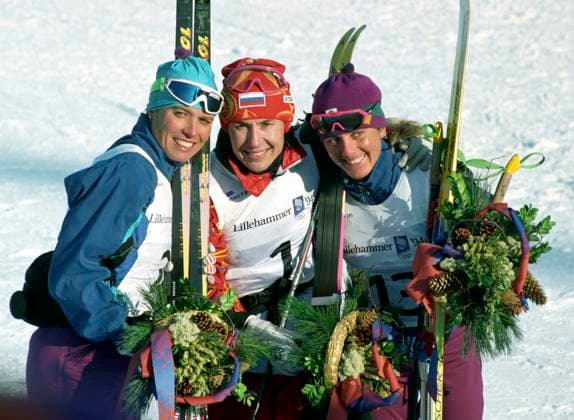 Lillehammer 19940217 Vinter-OL pa Lillehammer. 20 km jaktstart kvinner. Her seiersbilde med fra v: Manuela Di Centa, Lju Lillehammer 19940217 Vinter-OL pa Lillehammer. 20 km jaktstart kvinner. Her seiersbilde med fra v: Manuela Di Centa, Ljubov Egorova og Stefania Belmondo. Foto: Gorm Kallestad NTB Lillehammer Norge EDITORIAL USE ONLY Ref:_SPOLy4amoqeXoU.jpg *** Lillehammer 19940217 Winter Olympics in Lillehammer 20 km pursuit start women Here victory picture with from v Manuela Di Centa, Ljubov Egorova and Stefania Belmondo Photo Gorm Kallestad NTB Lillehammer Norway EDITORIAL USE ONLY  EDITORIAL USE ONLY. RESTRICTED USE FOR BETTING COMPANIES Ref:0240176284st.jpg *** Lillehammer 19940217 Winter Olympics at Lillehammer 20 km pursuit start women Here victory photo with from left Manuela Di Centa, Ljubov Lillehammer 19940217 Winter Olympics at Lillehammer 20 km pursuit start women Here victory photo with from left Manuela Di Centa, Ljubov Egorova and Stefania Belmondo Photo Gorm Kallestad NTB Lillehammer Norway EDITORIAL USE ONLY Ref SPOLy4amoqeXoU jpg Lillehammer 19940217 Winter Olympics in Lillehammer 20 km pursuit start women Here victory picture with from v Manuela Di Centa, Ljubov Egorova and Stefania Belmondo Photo Gorm Kallestad NTB Lillehammer Norway EDITORIAL USE ONLY  EDITORIAL USE ONLY RESTRICTED USE FOR BETTING COMPANIES  Copyright: xIMAGO NTBx