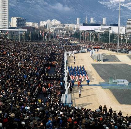 historiskebilder GRENOBLE, Frankrike 196802 Vinter-OL i Grenoble. Fra Apningsseremonien. Den norske troppen marsjerer in historiskebilder GRENOBLE, Frankrike 196802 Vinter-OL i Grenoble. Fra Apningsseremonien. Den norske troppen marsjerer inn med skihopperen Bjorn Wirkola i spissen. Foto: NTB, arkiv NTB GRENOBLE FRANKRIKE FRANCE EDITORIAL USE ONLY Ref:_SPOh3HnRGtasIU.jpg *** historical images GRENOBLE, France 196802 Winter Olympics in Grenoble From the Opening Ceremony The Norwegian team marches in with ski jumper Bjorn Wirkola at the head Photo NTB, archive NTB GRENOBLE FRANCE FRANCE EDITORIAL USE ONLY  EDITORIAL USE ONLY. RESTRICTED USE FOR BETTING COMPANIES Ref:0240122404st.jpg *** historical images GRENOBLE, France 196802 Winter Olympics in Grenoble From the Opening Ceremony The Norwegian team marches in historical images GRENOBLE, France 196802 Winter Olympics in Grenoble From the Opening Ceremony The Norwegian team marches in with ski jumper Bjorn Wirkola at the head Photo NTB, archive NTB GRENOBLE FRANKRIKE FRANCE EDITORIAL USE ONLY Ref SPOh3HnRGtasIU jpg historical images GRENOBLE, France 196802 Winter Olympics in Grenoble From the Opening Ceremony The Norwegian team marches in with ski jumper Bjorn Wirkola at the head Photo NTB, archive NTB GRENOBLE FRANCE FRANCE EDITORIAL USE ONLY  EDITORIAL USE ONLY RESTRICTED USE FOR BETTING COMPANIES  Copyright: xIMAGO NTBx