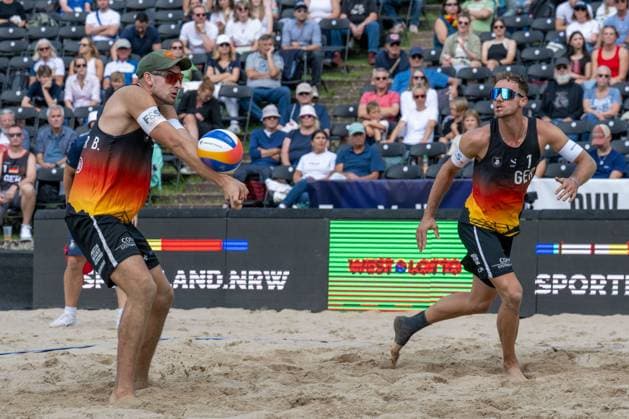 RECORD DATE NOT STATED European Championship, EM, Europameisterschaft - Beachvolleyball Düsseldorf, 30.07.2025 Benedikt Sagstetter (GER); European Championship - Beachvolleyball Düsseldorf am 30.07.2025 Copyright: xBEAUTIFULxSPORTS PeterxWeberx