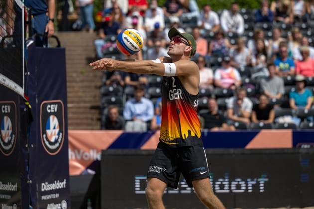 RECORD DATE NOT STATED European Championship, EM, Europameisterschaft - Beachvolleyball Düsseldorf, 30.07.2025 Benedikt Sagstetter (GER); European Championship - Beachvolleyball Düsseldorf am 30.07.2025 Copyright: xBEAUTIFULxSPORTS PeterxWeberx