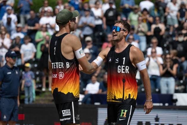 RECORD DATE NOT STATED European Championship, EM, Europameisterschaft - Beachvolleyball Düsseldorf, 30.07.2025 Jonas Sagstetter (GER); European Championship - Beachvolleyball Düsseldorf am 30.07.2025 Copyright: xBEAUTIFULxSPORTS PeterxWeberx