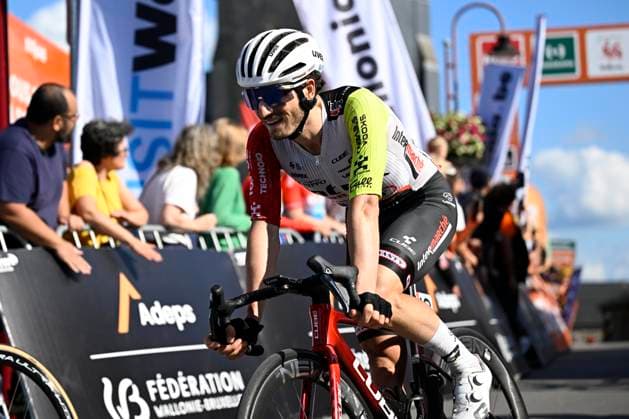 Tour de Wallonie 2025 Stage 5 BERTRIX, BELGIUM - JULY 30 : Rota Lorenzo of Intermarche - Wanty at the finish line during stage 5 of the 30th edition of Tour de Wallonie an UCI ProSeries 2.Pro cycling road race stage for Men Elite of 183.2 km with start in Bertrix and finish in Bertrix on July 30, 2025 in Bertrix, Belgium, 30 07 2025 ( Motordriver Louis Bidlot - Bertrix Belgium  Copyright: xTomasxSiskx