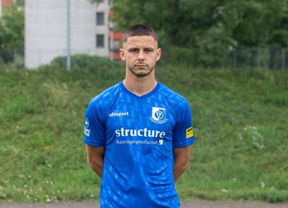 Patrick Kapp; VSG Altglienicke; Regionalliga Nordost, Porträttermin 2025 2026, 17.07.2025, Copyright: xSebastianxRäppold MatthiasxKochx