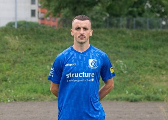 Dominik Schickersinsky; VSG Altglienicke; Regionalliga Nordost, Porträttermin 2025 2026, 17.07.2025, Copyright: xSebastianxRäppold MatthiasxKochx