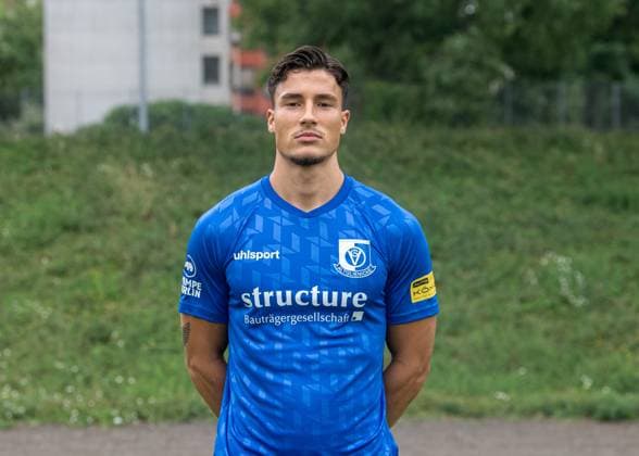 Noah Kardam; VSG Altglienicke; Regionalliga Nordost, Porträttermin 2025 2026, 17.07.2025, Copyright: xSebastianxRäppold MatthiasxKochx