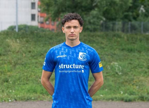 Julien Friedrich; VSG Altglienicke; Regionalliga Nordost, Porträttermin 2025 2026, 17.07.2025, Copyright: xSebastianxRäppold MatthiasxKochx