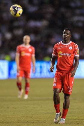 UEFA Champions League Second Qualifying Round Second Leg, Tofiq Bahramov Republican Stadium, Baku, Azerbaijan 30 7 2025 Qarabag vs Shelbourne Shelbourne™s Mipo Odubeko Mipo Odubeko 30 7 2025  Copyright: x INPHO AleksandarxDjorovicx AS4A2521