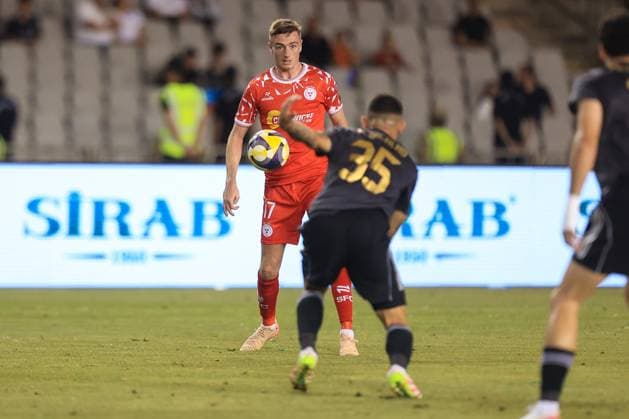 UEFA Champions League Second Qualifying Round Second Leg, Tofiq Bahramov Republican Stadium, Baku, Azerbaijan 30 7 2025 Qarabag vs Shelbourne Shelbourne™s Daniel Kelly Daniel Kelly 30 7 2025  Copyright: x INPHO AleksandarxDjorovicx AS4A2574