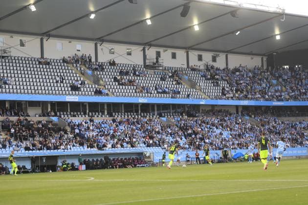 MALMÖ, SVERIGE 20250730 Onsdagens fotbollsmatch, andra kvalomgangen till Champions League, mellan Sveriges Malmö FF och Lettlands RFS pa Eleda Stadion, Nya Malmö Stadion, i Malmö 30 juli 2025. MALMÖ SVERIGE x10600x