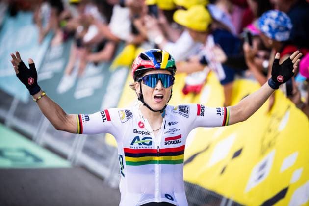 TOUR DE FRANCE FEMMES 5 eme etape PHOTOPQR LA MONTAGNE SALESSE Florian ; ; 30 07 2025 ; TOUR DE FRANCE FEMMES , arrivee a GUERET le 30 07 25 , kim LE COURT PIENAAR photo florian salesse SPORTS CYCLISME TDF Women s Tour de france, on july 29th 2025 France  Copyright: xPHOTOPQR LAxMONTAGNE MAXPPPxSALESSExFlorianx 20250730LMT2179 20250730LMT2179