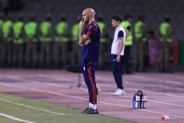 UEFA Champions League Second Qualifying Round Second Leg, Tofiq Bahramov Republican Stadium, Baku, Azerbaijan 30 7 2025 Qarabag vs Shelbourne Shelbourne manager Joey O™Brien Joey O™Brien 30 7 2025  Copyright: x INPHO AleksandarxDjorovicx AS4A2669
