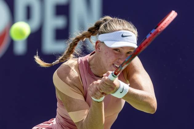 WTA, Tennis Damen 125 - T-Mobile Polish Open 2025 Alina Korneeva during WTA 125 tennis tournament, T-Mobile Polish Open 2025 in Warsaw, Poland on July 30, 2025. Warsaw Poland  Copyright: xFotoxOlimpikx originalFilename:jastrzebowski-wta125tm250730_npQ5i.jpg