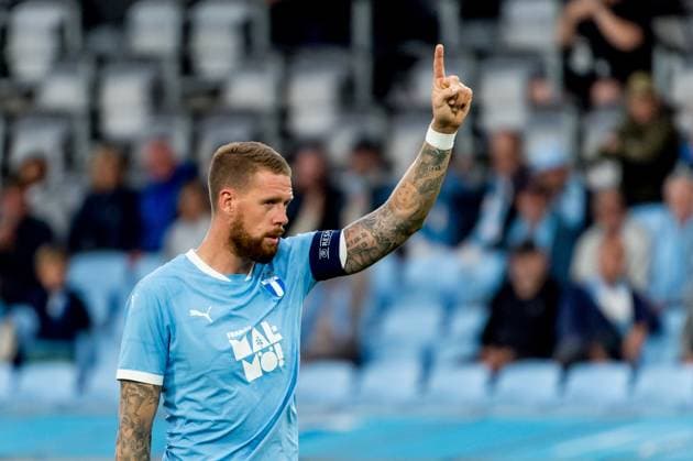 250730 Pontus Jansson of Malmö FF during the UEFA Champions League qualifier football match between Malmö FF and FK RFS on July 30, 2025 in Malmö. Photo: Christian Örnberg BILDBYRAN COP 166 CO0596 fotboll football soccer fotball uefa champions league qualifier champions league malmö ff fk rfs bbeng bbauto Copyright: CHRISTIANxÖRNBERG BB250730CO052