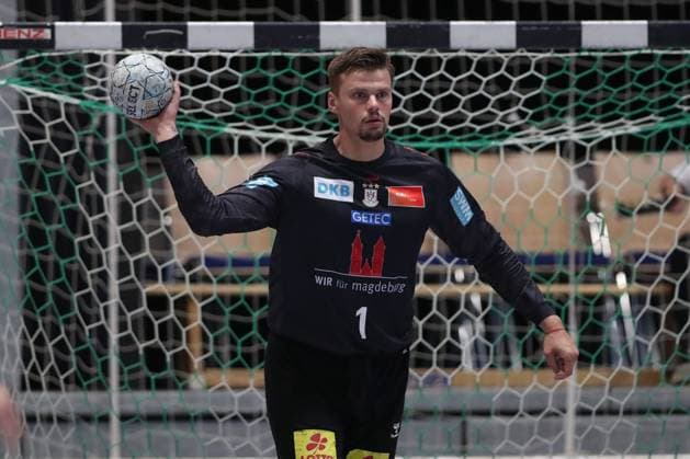 30.07.2025, xtgx, Handball, Testspiel, SC Magdeburg - Fredericia Handboldklub v.l. Sergey Hernandez Ferrer (Magdeburg, 1) Ilsenburg