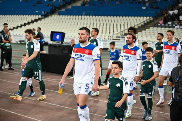 Panathinaikos v Rangers - Champions League: Qualifying Round John Souttar of Rangers plays during the Champions League, second qualifying round, 2nd leg match between Panathinaikos and Rangers at OAKA Stadium in Athens, Greece, on July 30, 2025.  Copyright: xStefanosxKyriazisx originalFilename:kyriazis-panathin250730_npp2R.jpg