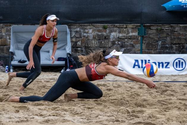 RECORD DATE NOT STATED European Championship, EM, Europameisterschaft - Beachvolleyball Düsseldorf, 30.07.2025 Anouk Verge-Depre ( SUI ); European Championship - Beachvolleyball Düsseldorf am 30.07.2025 Copyright: xBEAUTIFULxSPORTS PeterxWeberx