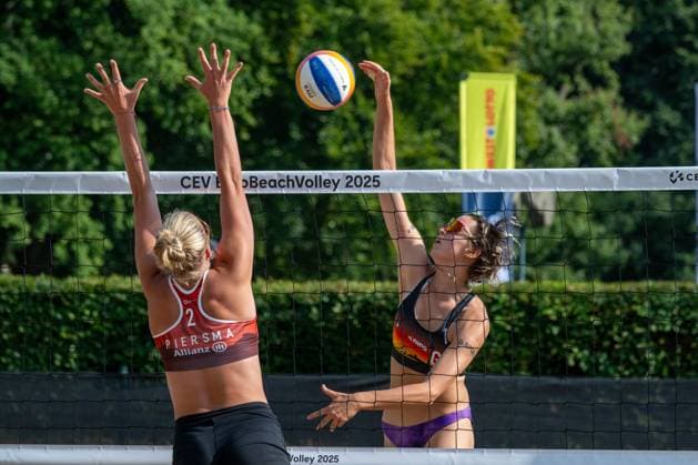 RECORD DATE NOT STATED European Championship, EM, Europameisterschaft - Beachvolleyball Düsseldorf, 30.07.2025 Janne Uhl (GER); European Championship - Beachvolleyball Düsseldorf am 30.07.2025 Copyright: xBEAUTIFULxSPORTS PeterxWeberx