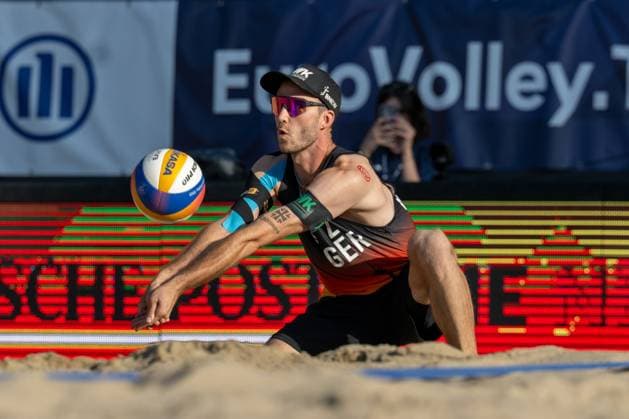 RECORD DATE NOT STATED European Championship, EM, Europameisterschaft - Beachvolleyball Düsseldorf, 30.07.2025 Clemens Wickler (GER); European Championship - Beachvolleyball Düsseldorf am 30.07.2025 Copyright: xBEAUTIFULxSPORTS PeterxWeberx