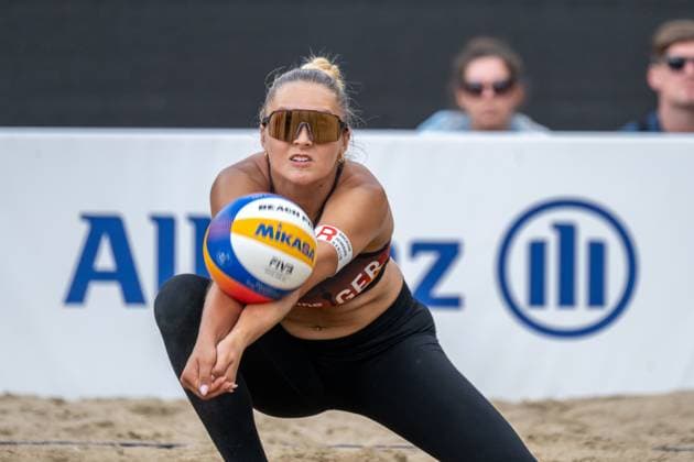 RECORD DATE NOT STATED European Championship, EM, Europameisterschaft - Beachvolleyball Düsseldorf, 30.07.2025 Anna Chiara Reformat (GER); European Championship - Beachvolleyball Düsseldorf am 30.07.2025 Copyright: xBEAUTIFULxSPORTS PeterxWeberx
