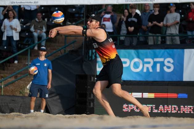 RECORD DATE NOT STATED European Championship, EM, Europameisterschaft - Beachvolleyball Düsseldorf, 30.07.2025 Nils Ehlers (GER); European Championship - Beachvolleyball Düsseldorf am 30.07.2025 Copyright: xBEAUTIFULxSPORTS PeterxWeberx