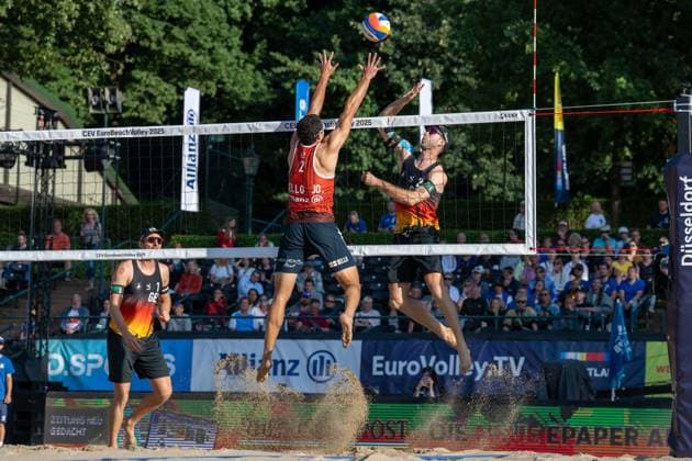 RECORD DATE NOT STATED European Championship, EM, Europameisterschaft - Beachvolleyball Düsseldorf, 30.07.2025 Clemens Wickler (GER); European Championship - Beachvolleyball Düsseldorf am 30.07.2025 Copyright: xBEAUTIFULxSPORTS PeterxWeberx