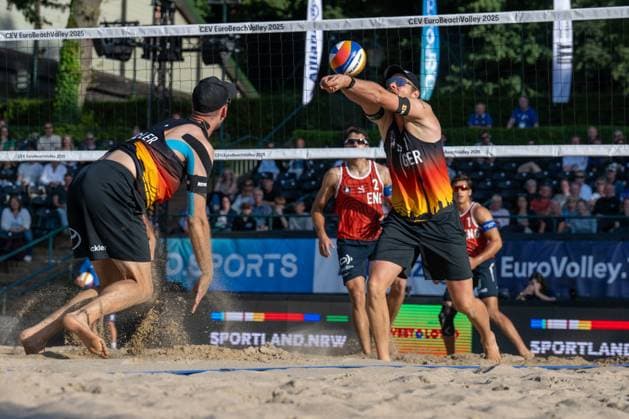 RECORD DATE NOT STATED European Championship, EM, Europameisterschaft - Beachvolleyball Düsseldorf, 30.07.2025 Nils Ehlers (GER); European Championship - Beachvolleyball Düsseldorf am 30.07.2025 Copyright: xBEAUTIFULxSPORTS PeterxWeberx