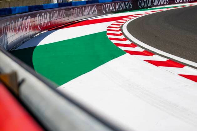 F1 - HUNGARIAN GRAND PRIX 2025 Kerb, illustration during the 2025 Formula 1 Lenovo Hungarian Grand Prix, 14th round of the 2025 FIA Formula One World Championship, WM, Weltmeisterschaft from August 1 to 3, 2025 on the Hungaroring, in Mogyorod, Hungary - MogyorodHungary  Copyright: xJulienxDelfossex