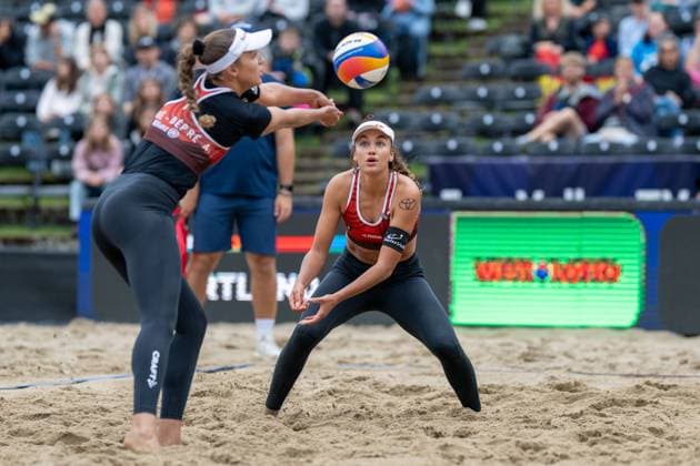 RECORD DATE NOT STATED European Championship, EM, Europameisterschaft - Beachvolleyball Düsseldorf, 31.07.2025 ; European Championship - Beachvolleyball Düsseldorf am 31.07.2025 Copyright: xBEAUTIFULxSPORTS PeterxWeberx
