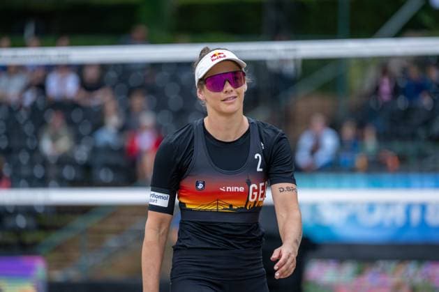 RECORD DATE NOT STATED European Championship, EM, Europameisterschaft - Beachvolleyball Düsseldorf, 31.07.2025 Cinja Tillmann (GER); European Championship - Beachvolleyball Düsseldorf am 31.07.2025 Copyright: xBEAUTIFULxSPORTS PeterxWeberx
