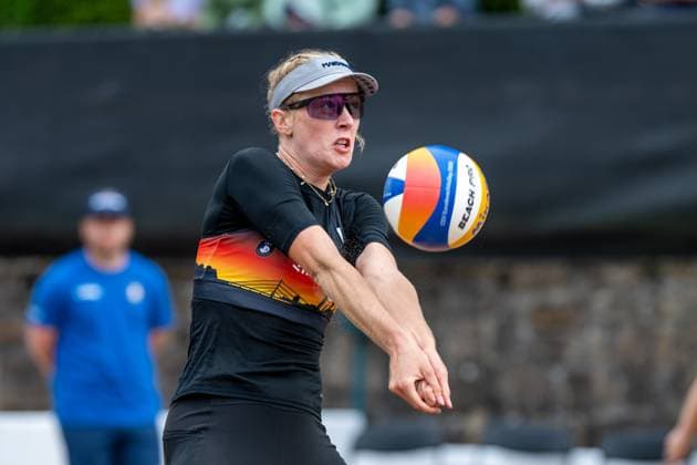 RECORD DATE NOT STATED European Championship, EM, Europameisterschaft - Beachvolleyball Düsseldorf, 31.07.2025 ; European Championship - Beachvolleyball Düsseldorf am 31.07.2025 Copyright: xBEAUTIFULxSPORTS PeterxWeberx