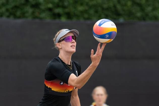 RECORD DATE NOT STATED European Championship, EM, Europameisterschaft - Beachvolleyball Düsseldorf, 31.07.2025 ; European Championship - Beachvolleyball Düsseldorf am 31.07.2025 Copyright: xBEAUTIFULxSPORTS PeterxWeberx